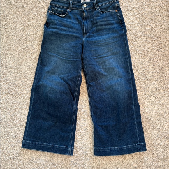 PAIGE Dark Blue Flare Jeans